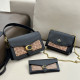 Black Daily Celebrities Letters Patchwork Metal Accessories Trim Chains Bags