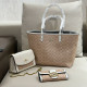 White Daily Vacation Letters Patchwork Metal Accessories Trim Contrast Bags