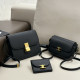 Black Casual Street Solid Color Patchwork Metal Accessories Trim Bags
