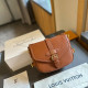 Brown Casual Daily Solid Color Patchwork Metal Accessories Trim Texture Bags