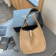 Apricot Casual Daily Solid Color Patchwork Metal Accessories Trim Texture Bags