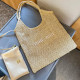 Apricot Daily Vacation Letters Embroidered Patchwork Bags