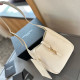 White Casual Daily Solid Color Patchwork Metal Accessories Trim Texture Bags