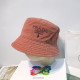 Orange Casual Street Letters Embroidered Patchwork Hat
