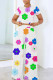White Casual Print Basic O Neck Short Sleeve Two Pieces