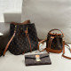 Orange Brown Casual Street Letters Draw String Patchwork Contrast Bags