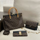 Black Casual Street Letters Patchwork Zipper Bags