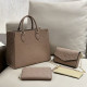 Nude Pink Casual Daily Letters Patchwork Embossed Bags