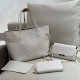White Street Daily Letters Patchwork Embossed Bags