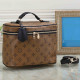 Yellow Brown Street Letters Patchwork Zipper Bags