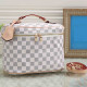 White Street Letters Patchwork Zipper Bags