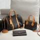 Yellow Casual Street Letters Patchwork Contrast Bags