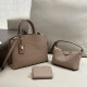 Nude Pink Casual Street Letters Zipper Embossed Bags