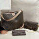 Brown Street Daily Letters Patchwork Chains Bags