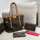 Yellow Street Vacation Letters Patchwork Zipper Contrast Bags