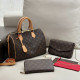 Yellow Street Daily Letters Patchwork Zipper Contrast Bags