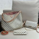 White Casual Street Plaid Patchwork Chains Contrast Bags