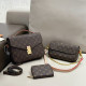 Apricot Casual Daily Letters Patchwork Metal Accessories Trim Bags