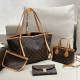 Yellow Casual Street Letters Patchwork Contrast Bags