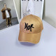 Yellow Casual Street Letters Embroidered Patchwork Hat