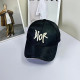 Black Casual Street Letters Embroidered Patchwork Hat