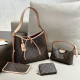 Apricot Street Daily Letters Patchwork Contrast Bags
