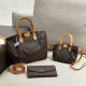 Brown Casual Daily Letters Patchwork Zipper Bags