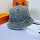 Blue Gray Street Daily Letters Distressed Hat