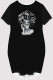 Black Casual Figure Print Pocket O Neck Printed Short Sleeve Dress