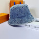 Baby Blue Street Daily Letters Distressed Hat
