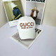 White Casual Street Letters Patchwork Hat
