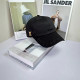Black Casual Street Letters Metal Accessories Trim Embossed Hat