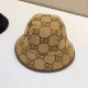 Dark Khaki Casual Daily Letters Patchwork Hat