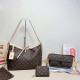 Apricot Casual Street Letters Lace Up Patchwork Contrast Bags