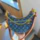 Dark Blue Casual Street Letters Distressed Patchwork Chains Bags