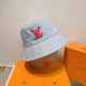 Light Blue Casual Daily Letters Patchwork Contrast Hat