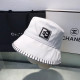 White Casual Street Letters Embroidered Contrast Hat