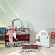 Red Casual Daily Graffiti Print Letters Patchwork Contrast Bags