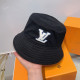 Black Casual Daily Letters Patchwork Contrast Hat