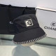 Black Casual Street Letters Embroidered Contrast Hat
