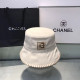 Apricot Casual Street Letters Embroidered Contrast Hat