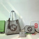 Khaki Casual Daily Letters Patchwork Contrast Bags