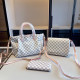 White Casual Daily Plaid Patchwork Contrast Bags
