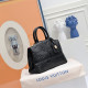 Black Street Letters Patchwork Zipper Bags