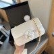 White Daily Celebrities Solid Color Patchwork Flower Shape Bags