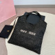 Black Casual Vacation Letters Embroidered Buttons Bags