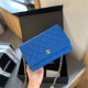 Blue Daily Celebrities Solid Color Patchwork Metal Accessories Trim Bags