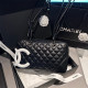 White Street Daily Letters Patchwork Zipper Contrast Bags