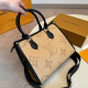 Yellow Street Daily Letters Patchwork Contrast Bags