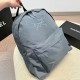 Grey Casual Street Letters Patchwork Zipper Bags